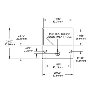 Blue Sea Systems Analog DC Voltmeter, Backlit Meter Face — Quality Boat Parts