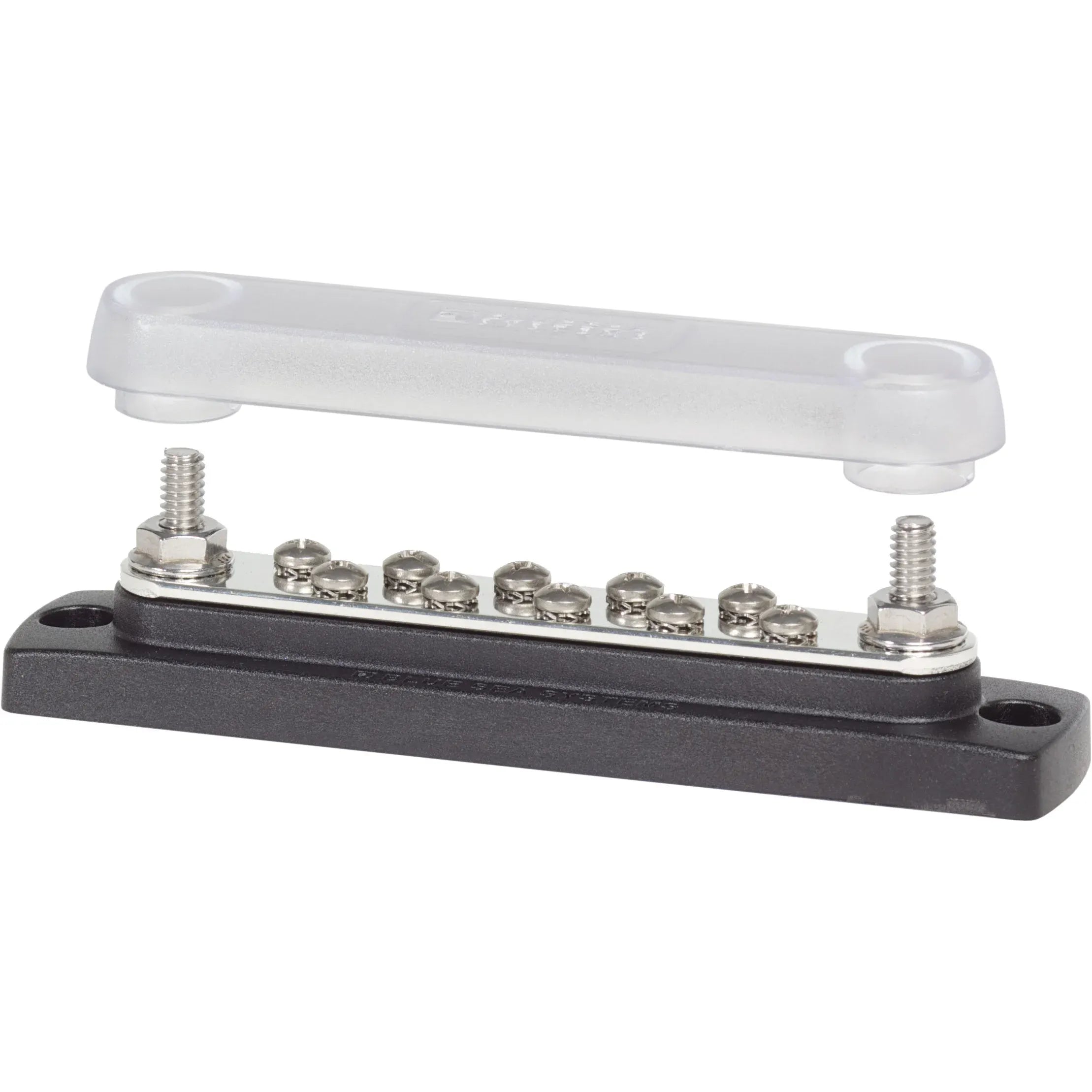 Blue Sea Systems Common 150A BusBar, 48V DC, 300V AC, Tin-Plated Copper Bus — Quality Boat Parts