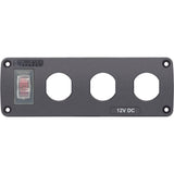 Blue Sea Systems Water-Resistant Accessory Panel, 12V DC, 15A Circuit Breaker, Pre-Wired Harness — Quality Boat Parts