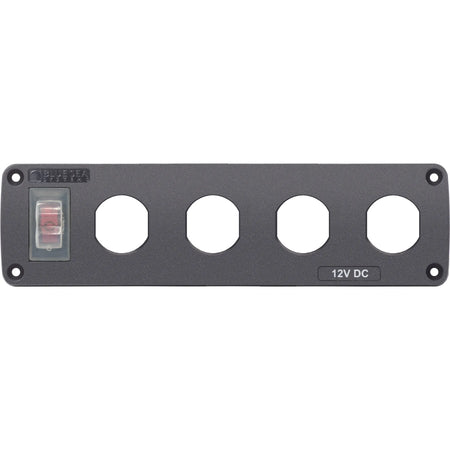 Blue Sea Systems Water-Resistant Accessory Panel, 12V DC, 15A Circuit Breaker, Pre-Wired Harness — Quality Boat Parts