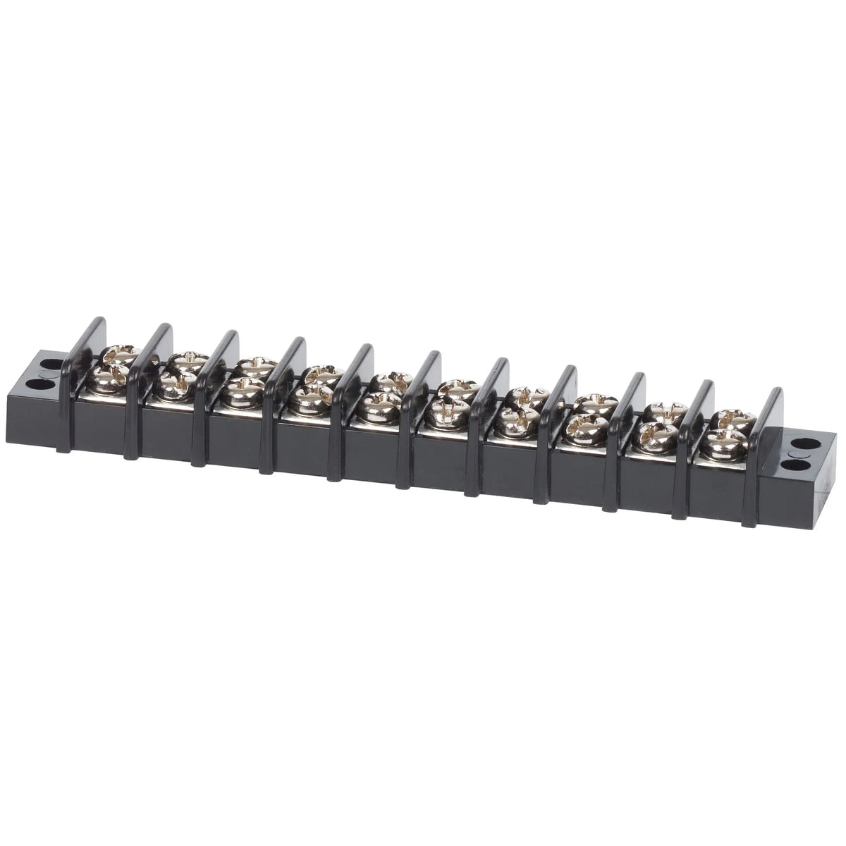 Blue Sea Systems Terminal Block, 20A, 300V AC/DC, Closed-Back, Independent Circuits — Quality Boat Parts