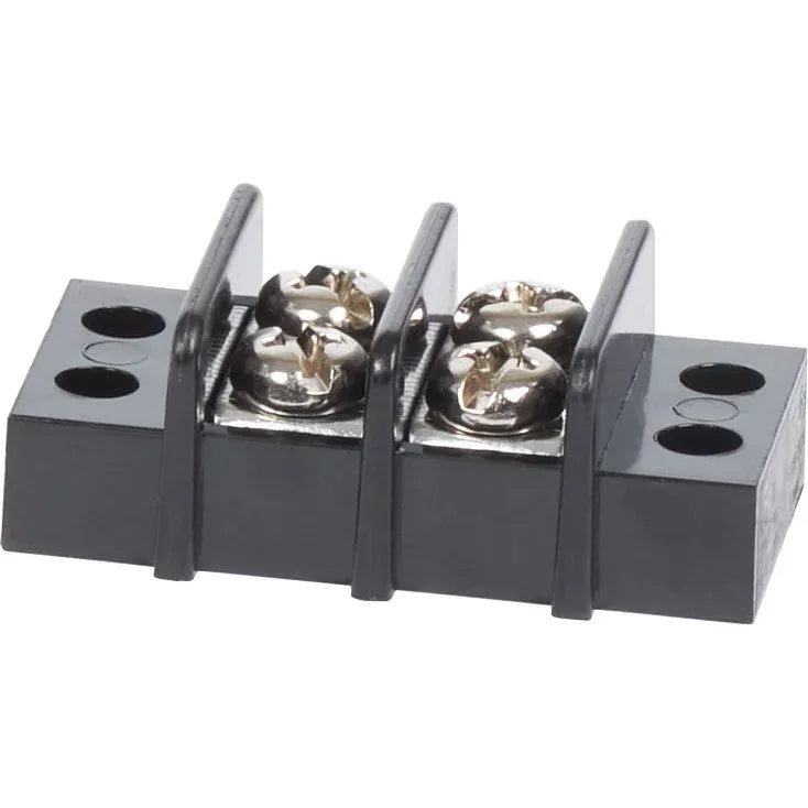 Blue Sea Systems Terminal Block, 20A, 300V AC/DC, Closed-Back, Independent Circuits — Quality Boat Parts