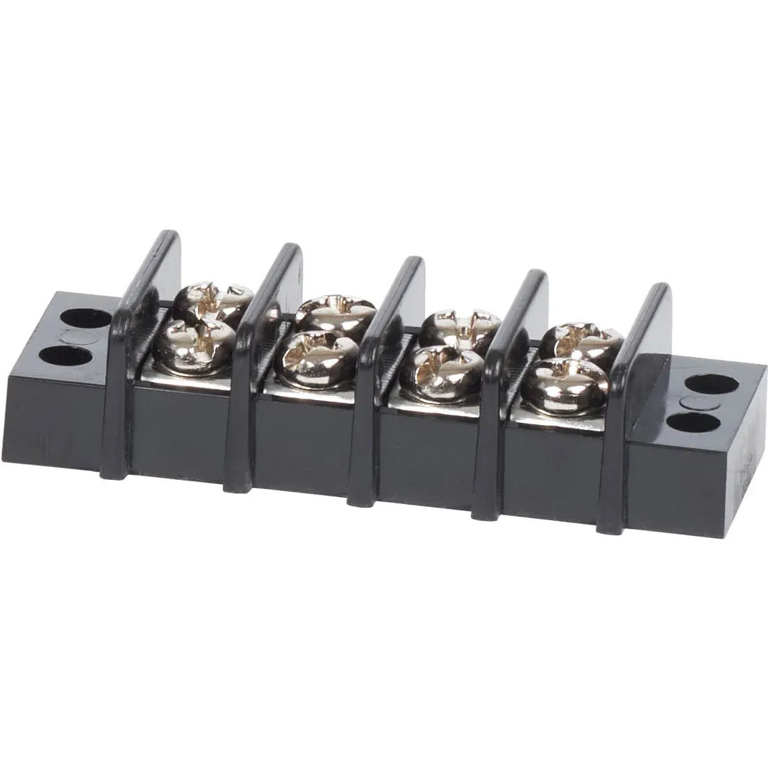 Blue Sea Systems Terminal Block, 20A, 300V AC/DC, Closed-Back, Independent Circuits — Quality Boat Parts