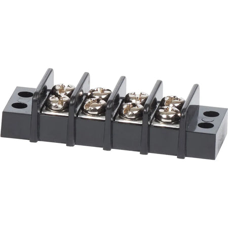 Blue Sea Systems Terminal Block, 20A, 300V AC/DC, Closed-Back, Independent Circuits — Quality Boat Parts