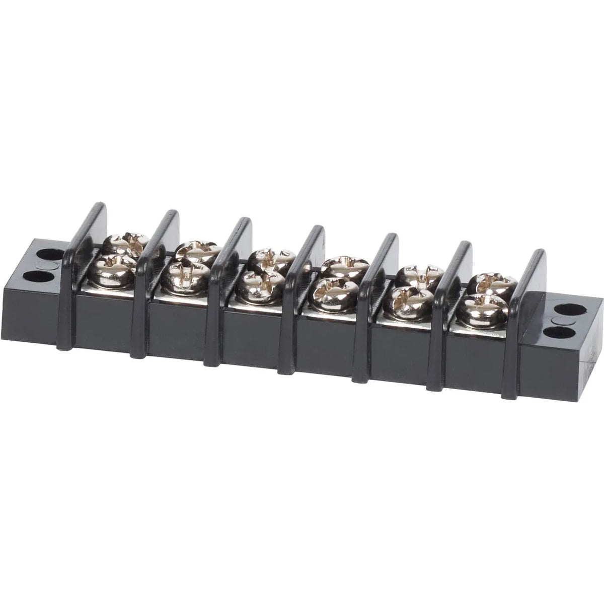 Blue Sea Systems Terminal Block, 20A, 300V AC/DC, Closed-Back, Independent Circuits — Quality Boat Parts