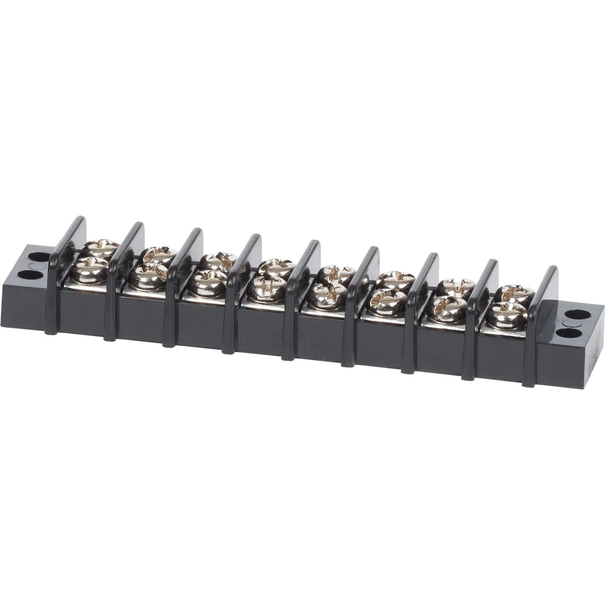 Blue Sea Systems Terminal Block, 20A, 300V AC/DC, Closed-Back, Independent Circuits — Quality Boat Parts