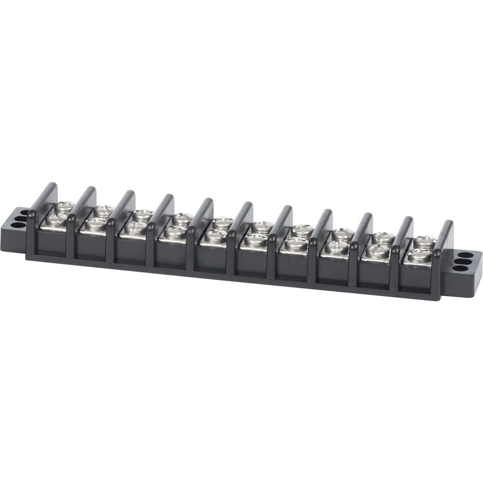 Blue Sea Systems 30A Terminal Block, 600V AC/DC, Closed-Back, Independent Circuits — Quality Boat Parts