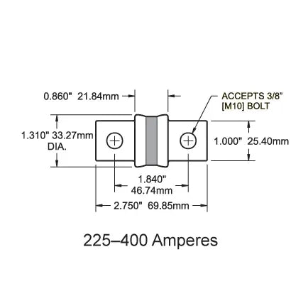 Blue Sea Systems A3T Class T Fuse, 125V DC, 20,000A AIC — Quality Boat Parts