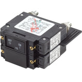 Blue Sea Systems UL-489 Circuit Breaker, 240V AC, 2-Pole, Flat Rocker — Quality Boat Parts