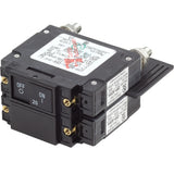 Blue Sea Systems UL-489 Circuit Breaker, 240V AC, 2-Pole, Flat Rocker — Quality Boat Parts