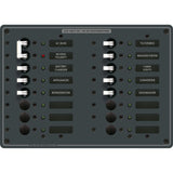 Blue Sea Systems Traditional Metal AC Main + Branch Circuit Breaker Panel, 230V AC, European, No Meter — Quality Boat Parts