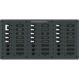 Blue Sea Systems Traditional Metal AC Main + Branch Circuit Breaker Panel, 230V AC, European, No Meter — Quality Boat Parts