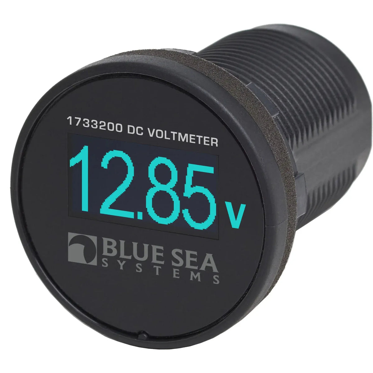 Blue Sea Systems Mini OLED DC Voltmeter, 12V/24V, 8-36V DC, 1-1/8 in Cutout — Quality Boat Parts