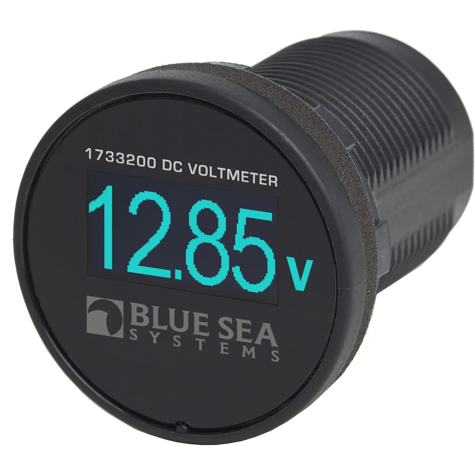 Blue Sea Systems Mini OLED DC Voltmeter, 12V/24V, 8-36V DC, 1-1/8 in Cutout — Quality Boat Parts