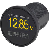 Blue Sea Systems Mini OLED DC Voltmeter, 12V/24V, 8-36V DC, 1-1/8 in Cutout — Quality Boat Parts
