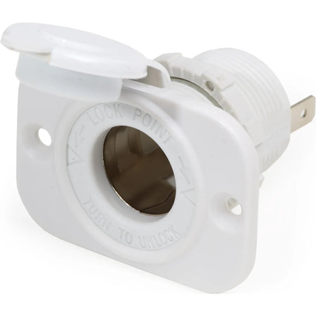 Blue Sea Systems Dash Socket, 12V DC, 15A, Watertight Cap — Quality Boat Parts