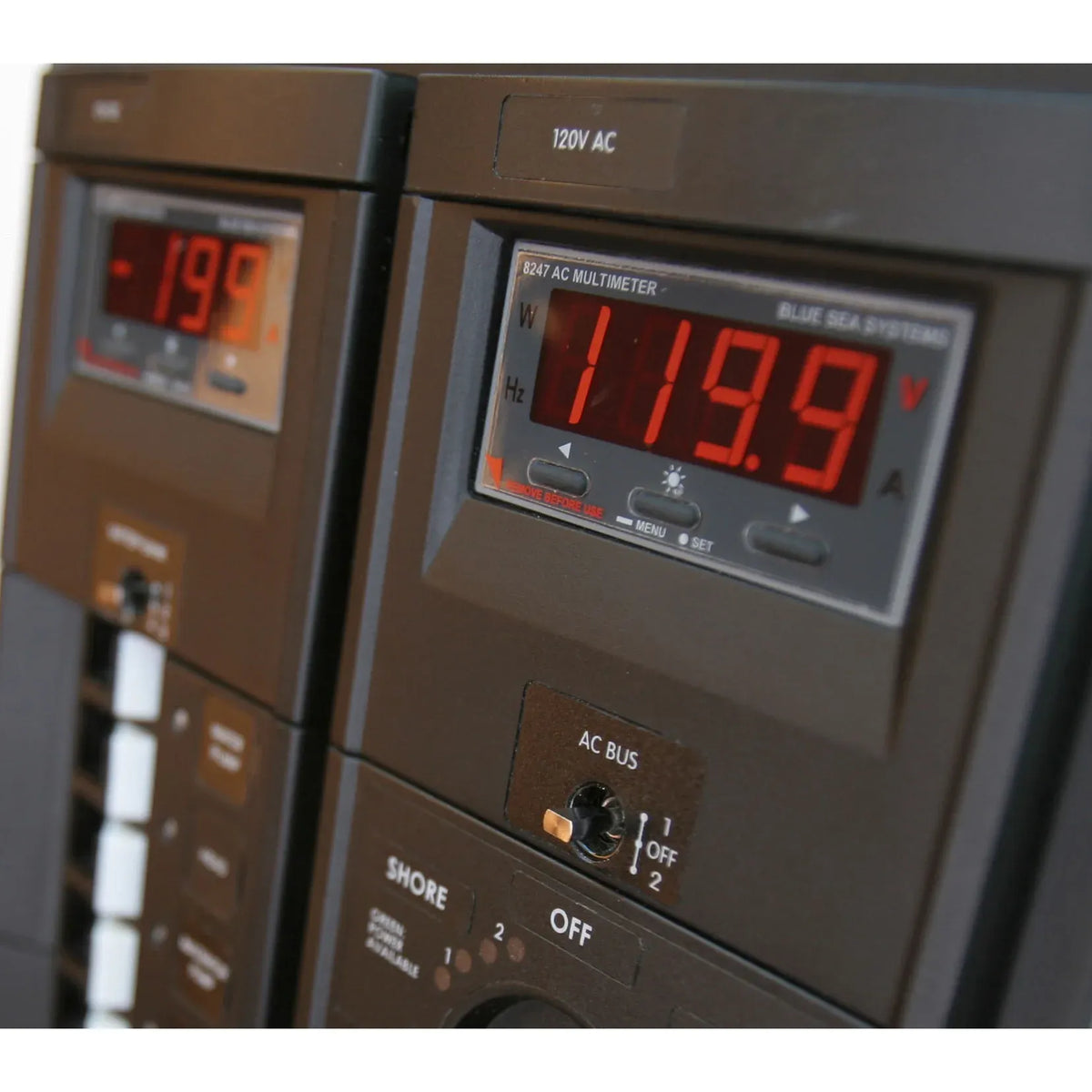 Blue Sea Systems 8200 Series Digital Meter, 14.29 mm Display, Splashproof Front — Quality Boat Parts