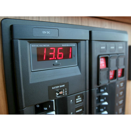 Blue Sea Systems 8200 Series Digital Meter, 14.29 mm Display, Splashproof Front — Quality Boat Parts