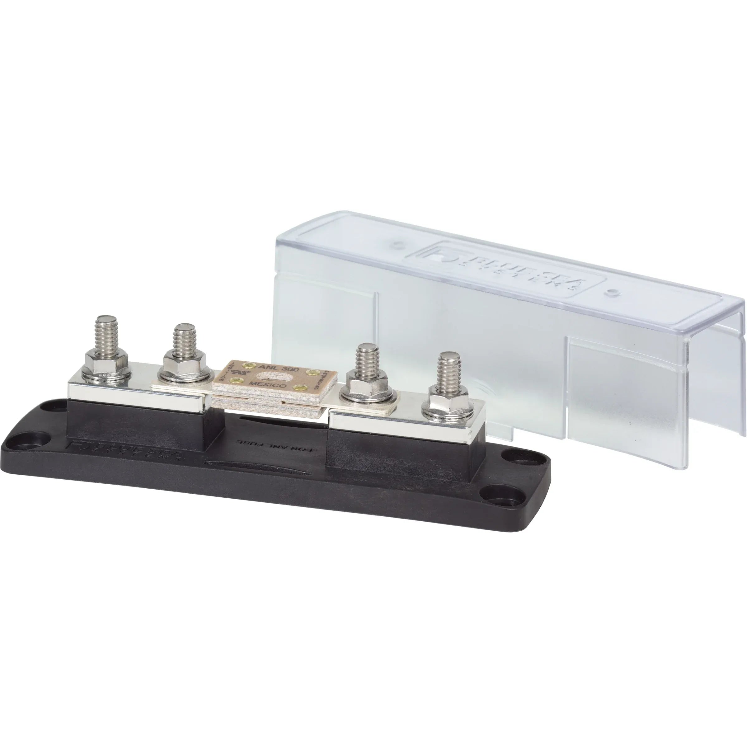 Blue Sea Systems ANL Fuse Block with Insulating Cover, 32V DC, 5/16 in (M8) Stainless Steel Studs — Quality Boat Parts