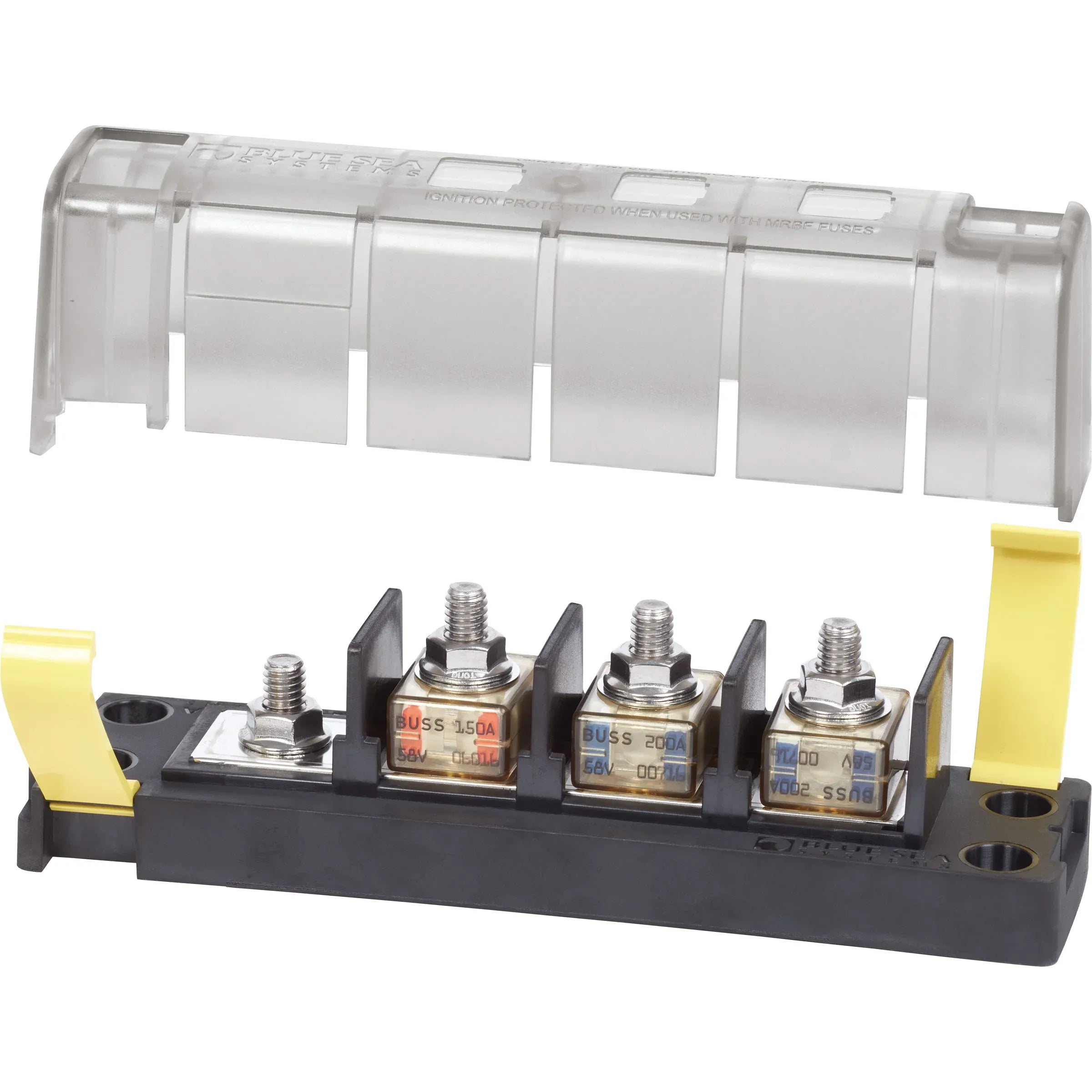 Blue Sea Systems MRBF Fuse Block, 58V DC, M8 Stud — Quality Boat Parts