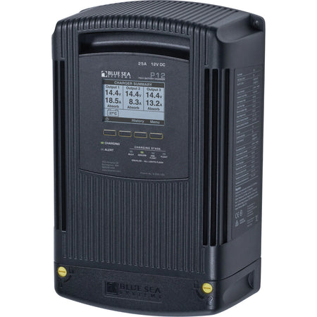 Blue Sea Systems P12 Battery Charger, 12V DC, 3 Outputs, 115-230V AC — Quality Boat Parts