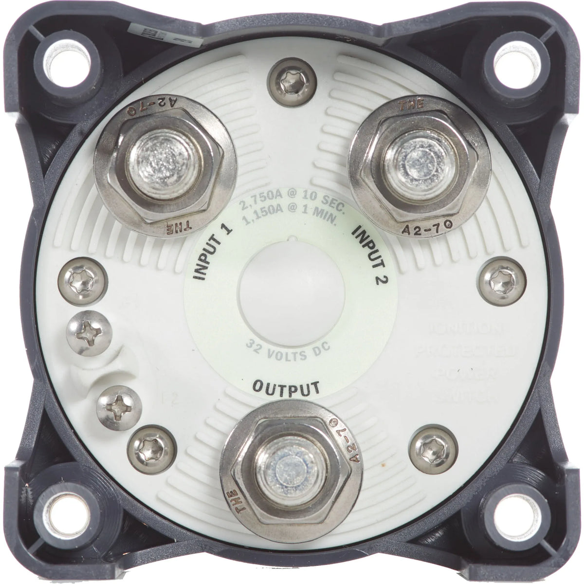 Blue Sea Systems HD-Series Heavy Duty Battery Switch, 32V DC, IP66, Ignition Protected, 4/0 AWG Cable, 1/2 in Studs — Quality Boat Parts