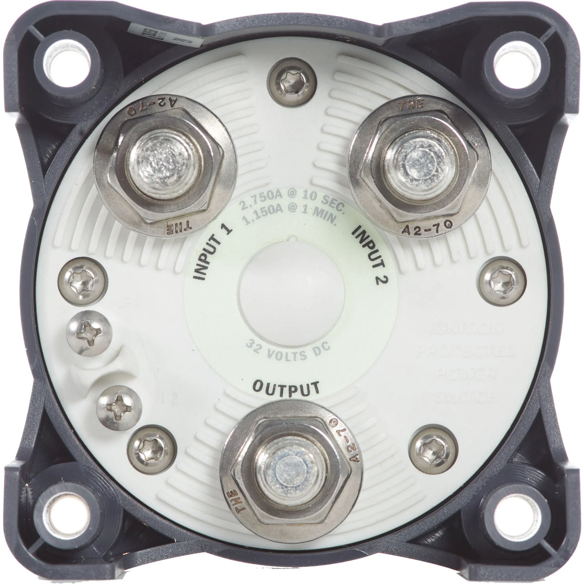 Blue Sea Systems HD-Series Heavy Duty Battery Switch, 32V DC, IP66, Ignition Protected, 4/0 AWG Cable, 1/2 in Studs — Quality Boat Parts