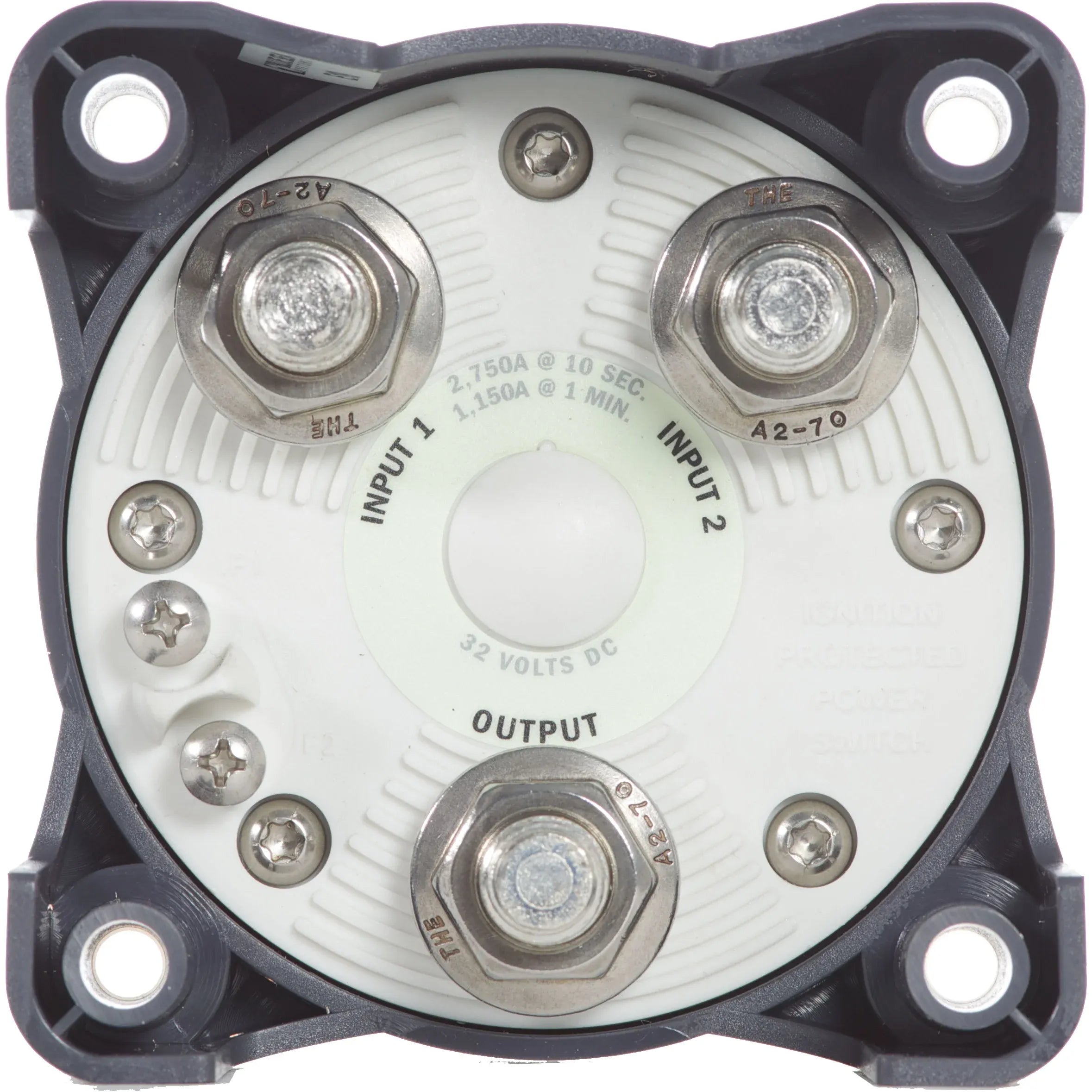 Blue Sea Systems HD-Series Heavy Duty Battery Switch, 32V DC, IP66, Ignition Protected, 4/0 AWG Cable, 1/2 in Studs — Quality Boat Parts