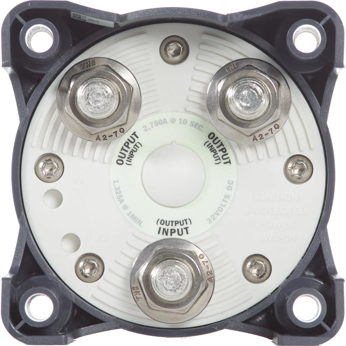 Blue Sea Systems HD-Series Heavy Duty Battery Switch, 32V DC, IP66, Ignition Protected, 4/0 AWG Cable, 1/2 in Studs — Quality Boat Parts