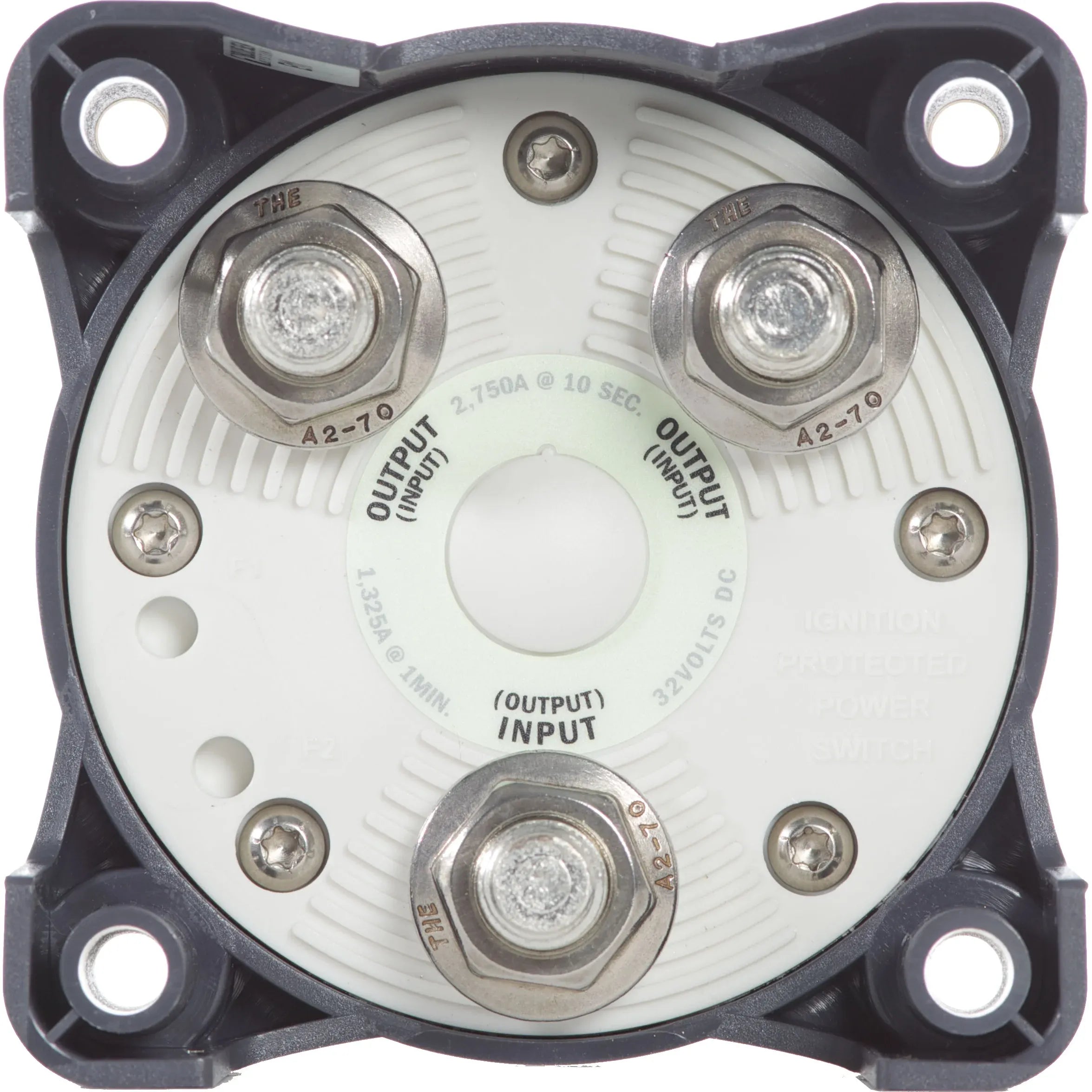 Blue Sea Systems HD-Series Heavy Duty Battery Switch, 32V DC, IP66, Ignition Protected, 4/0 AWG Cable, 1/2 in Studs — Quality Boat Parts