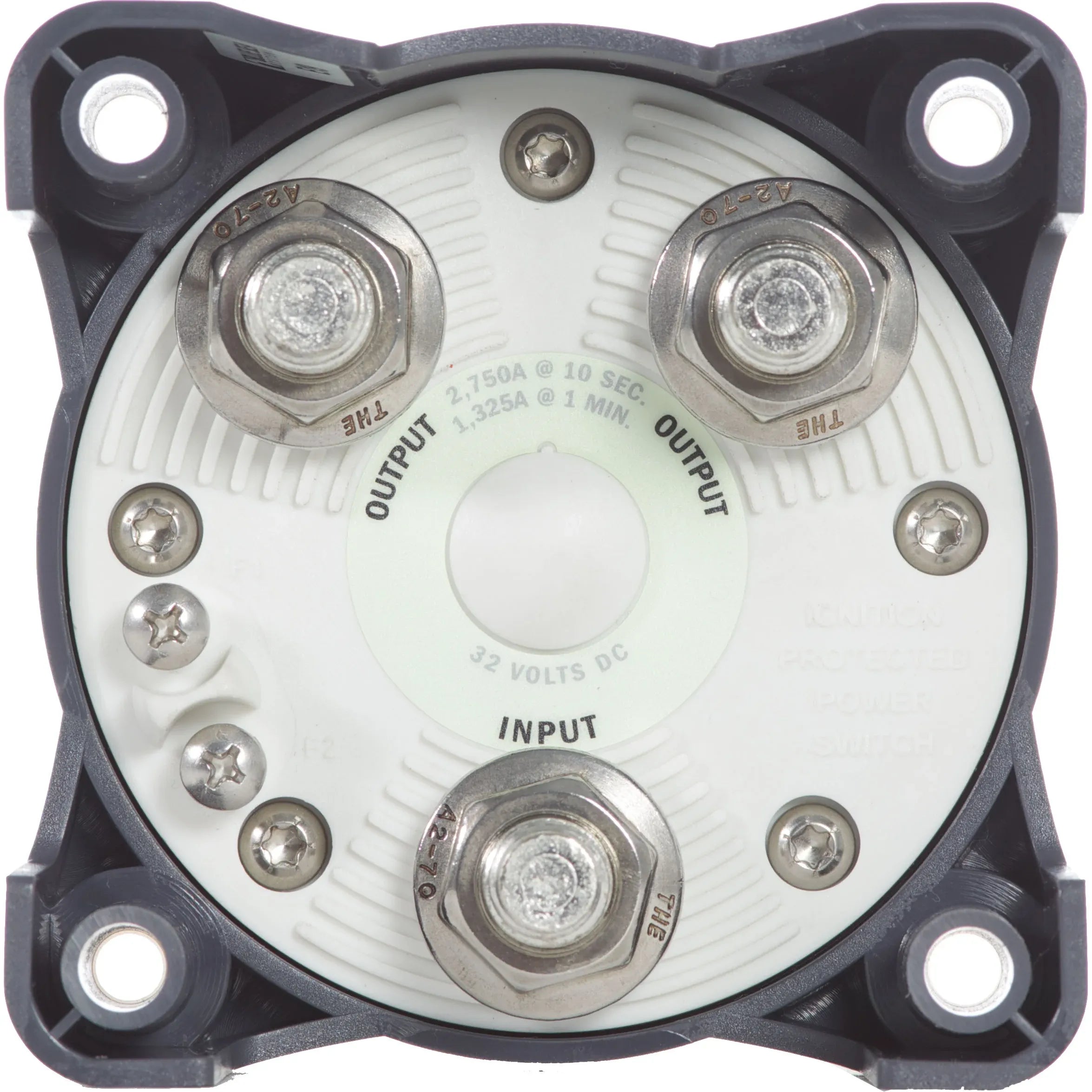 Blue Sea Systems HD-Series Heavy Duty Battery Switch, 32V DC, IP66, Ignition Protected, 4/0 AWG Cable, 1/2 in Studs — Quality Boat Parts