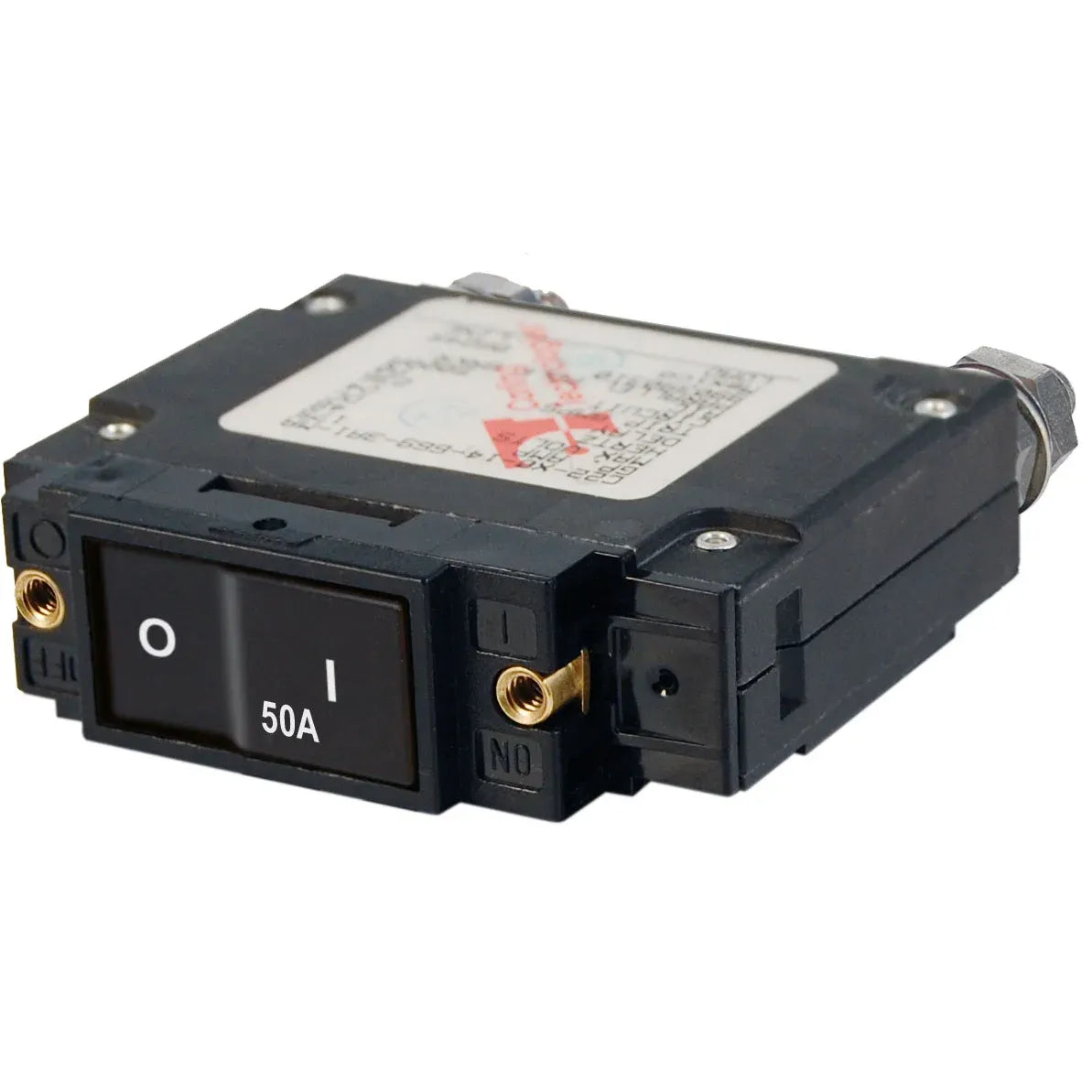 Blue Sea Systems C-Series Flat Rocker Circuit Breaker, Magnetic Hydraulic, Trip-Free — Quality Boat Parts