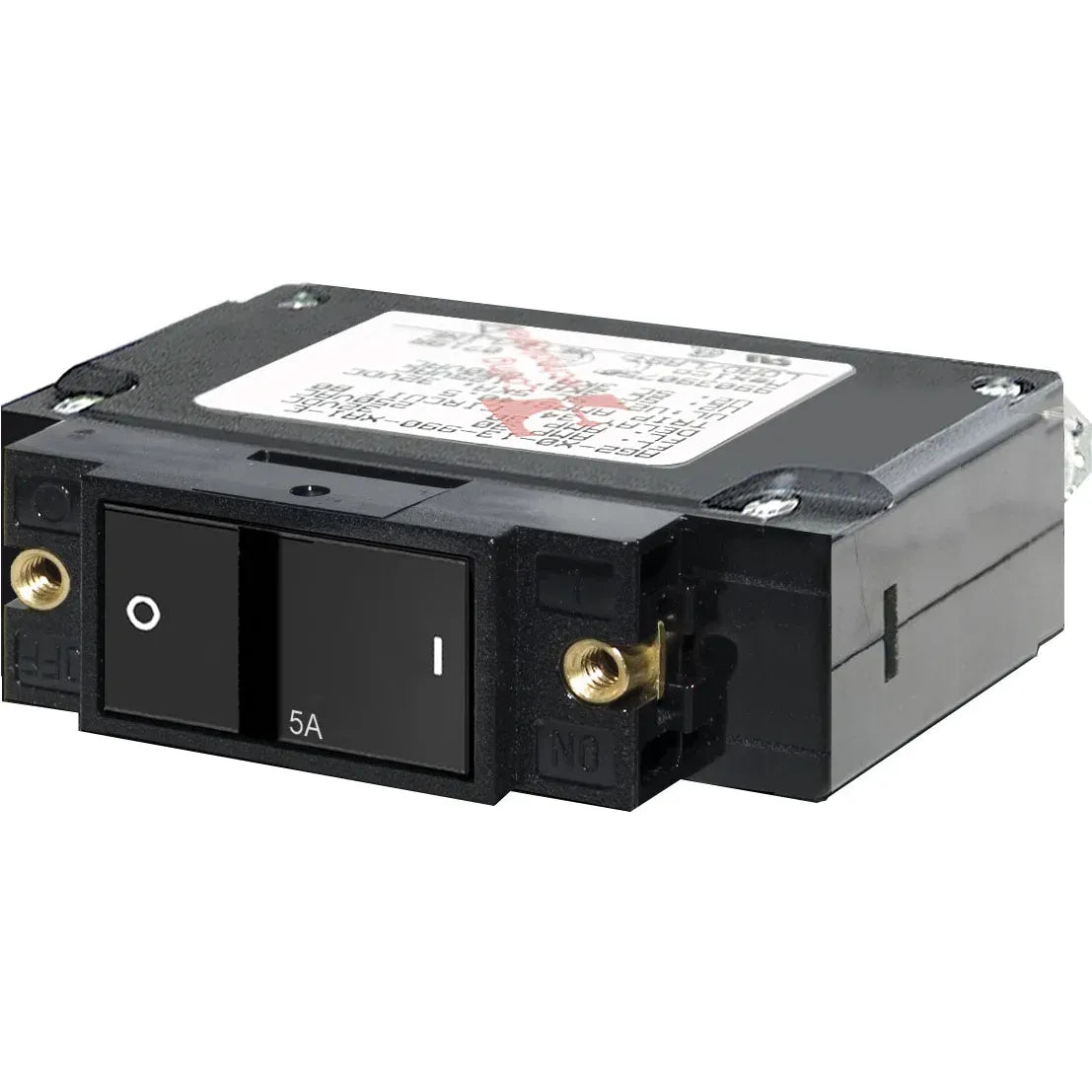 Blue Sea Systems C-Series Flat Rocker Circuit Breaker, Magnetic Hydraulic, Trip-Free — Quality Boat Parts