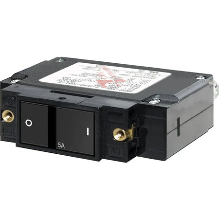 Blue Sea Systems C-Series Flat Rocker Circuit Breaker, Magnetic Hydraulic, Trip-Free — Quality Boat Parts