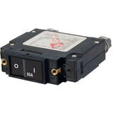 Blue Sea Systems C-Series Flat Rocker Circuit Breaker, Magnetic Hydraulic, Trip-Free — Quality Boat Parts