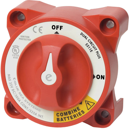 Blue Sea Systems e-Series Battery Switch, IP66, Ignition Protected, 3/8 in Studs — Quality Boat Parts