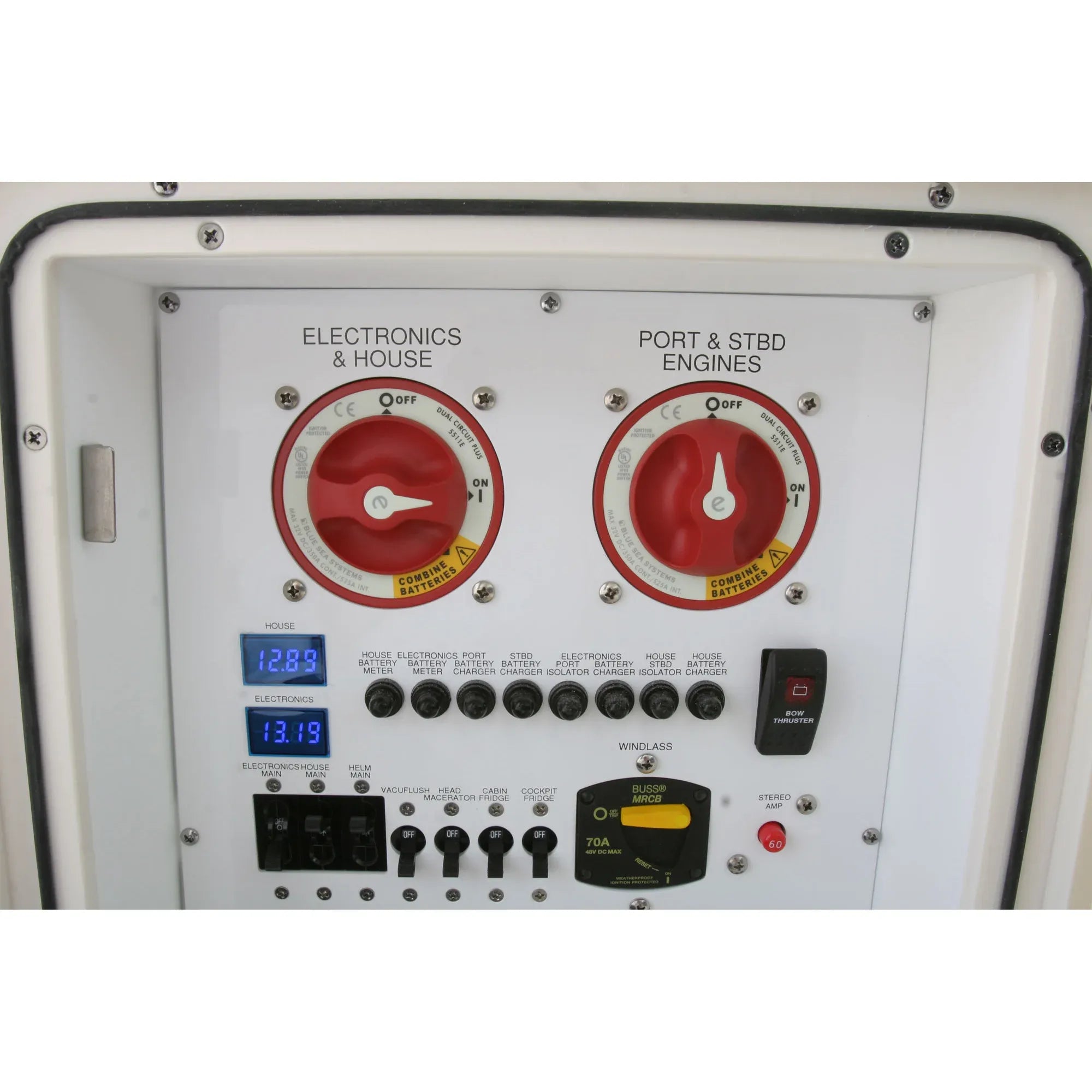 Blue Sea Systems e-Series Battery Switch, IP66, Ignition Protected, 3/8 in Studs — Quality Boat Parts