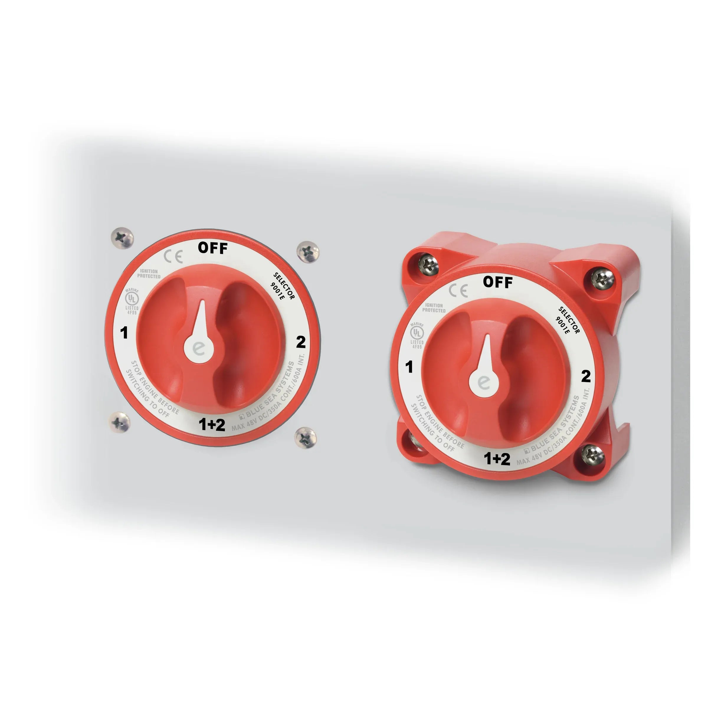 Blue Sea Systems e-Series Battery Switch, IP66, Ignition Protected, 3/8 in Studs — Quality Boat Parts