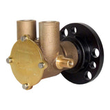 Jabsco 50410 Series Self-Priming Engine Cooling Pump, Bronze Body, Neoprene Impeller, SS316 Shaft, 1-1/4 in Hose Barb Ports — Quality Boat Parts
