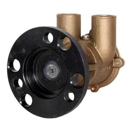 Jabsco 50410 Series Self-Priming Engine Cooling Pump, Bronze Body, Neoprene Impeller, SS316 Shaft, 1-1/4 in Hose Barb Ports — Quality Boat Parts