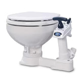 Jabsco Twist ‘n’ Lock Manual Marine Toilet, Wooden Seat, Self-Priming Pump — Quality Boat Parts