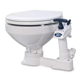 Jabsco Twist ‘n’ Lock Manual Marine Toilet, Wooden Seat, Self-Priming Pump — Quality Boat Parts