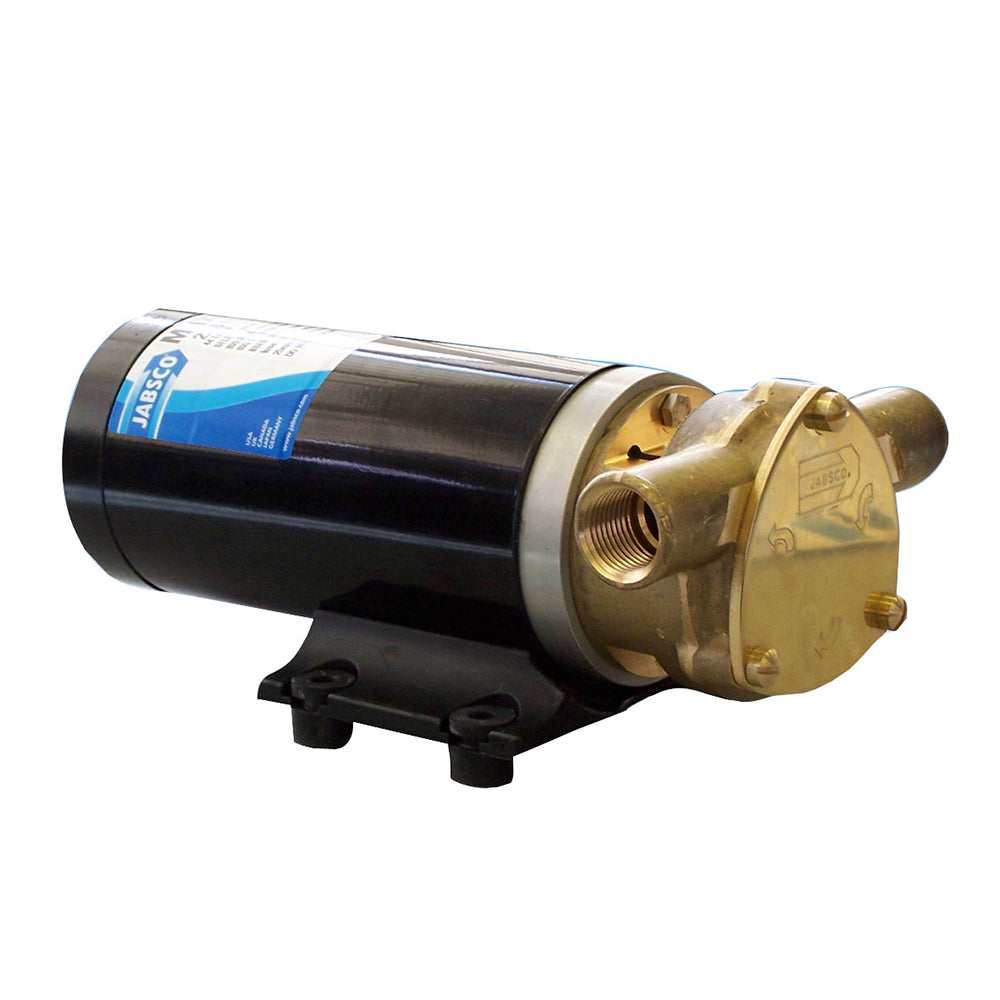 Jabsco 23610 Series Maxi Puppy 3000 Flexible Impeller Pump, Bronze Pump Head, Nitrile Impeller, 1 in Hose Ports — Quality Boat Parts