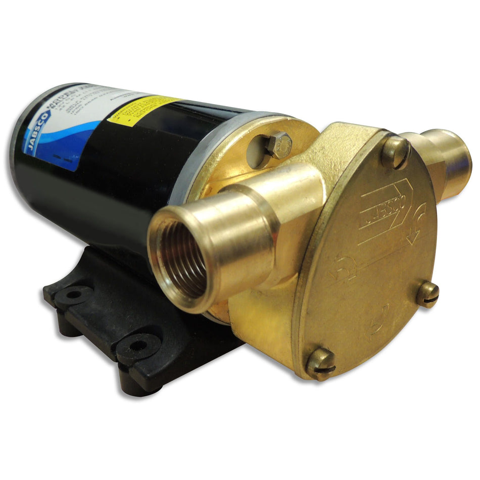Jabsco Ballast King Flexible Impeller Ballast Pump, 12V, 15 GPM, Reversible — Quality Boat Parts