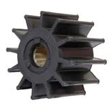 Jabsco Profile B Flexible Impeller, 8 Blade, 1-1/4 in Dia, 15/32 in Width, 5/16 in Shaft, Single Flat Drive — Quality Boat Parts