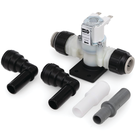 Jabsco Quiet Flush Solenoid Valve and Anti-Syphon Breaker, For 37045 37055 37075 and 58XX0 Toilets — Quality Boat Parts