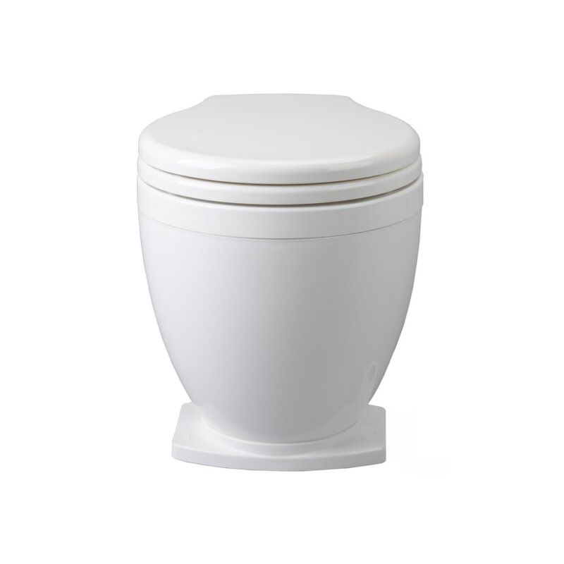 Jabsco 58500-Series Lite Flush Electric Toilet, Raw Water, Macerating Pump, 1.2 L/Flush — Quality Boat Parts