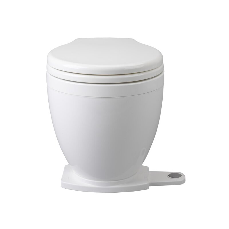 Jabsco 58500-Series Lite Flush Electric Toilet, Raw Water, Macerating Pump, 1.2 L/Flush — Quality Boat Parts