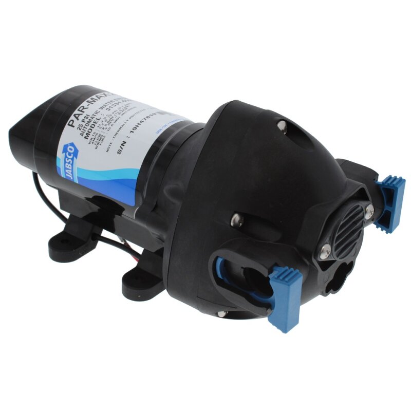 Jabsco Deluxe Flush 14 in Electric Marine Toilet, Soft Close Seat — Quality Boat Parts