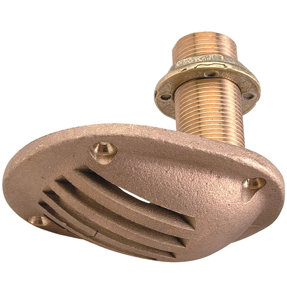 Perko Intake Strainer, Cast Bronze, Machined Slots — Quality Boat Parts